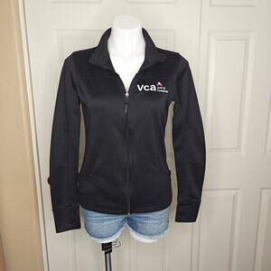 Independent Trading Company fleece lined zip front jacket sz M